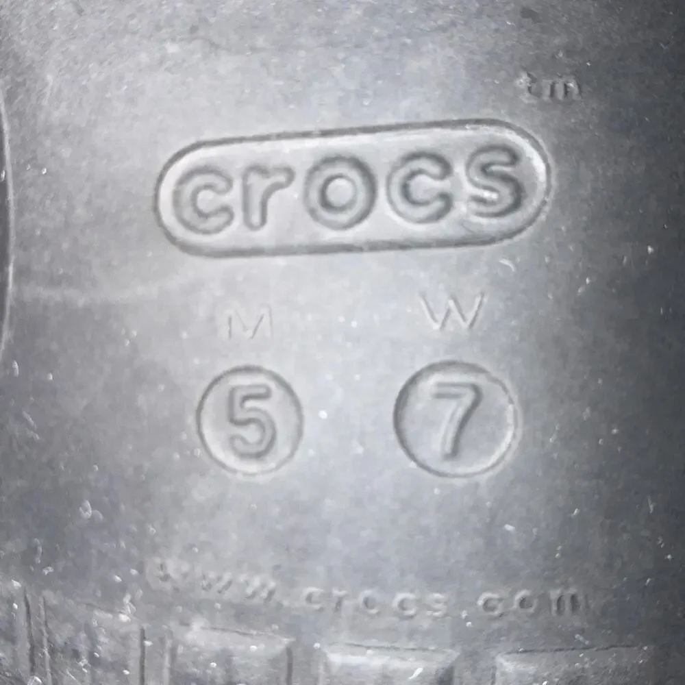 Crocs Adult Black‎ Waterproof Slip On Gorpcore Outdoor Comfort Slides Sandals 5